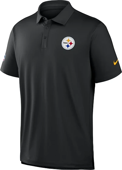 Nike Men's Pittsburgh Steelers Sideline Drift Tour Polo Shirt