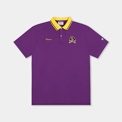 Homefield Men's East Carolina University School Script 2-Hit Golf Polo Shirt