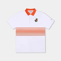 Homefield Men's University of Florida Vault Mascot Striped Chest Golf Polo Shirt