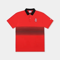 Homefield Men's University of Houston Sailor Mascot Striped Chest Golf Polo Shirt