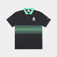 Homefield Men's Marshall University Sailor Mascot Striped Chest Golf Polo Shirt