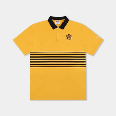 Homefield Men's University of Missouri Vault Mascot Striped Chest Golf Polo Shirt