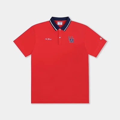 Homefield Men's University of Mississippi School Script 2-Hit Golf Polo Shirt