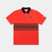 Homefield Men's Texas Tech University Vault Mascot Striped Chest Golf Polo Shirt