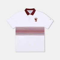 Homefield Men's Virginia Tech Vault Mascot Striped Chest Golf Polo Shirt