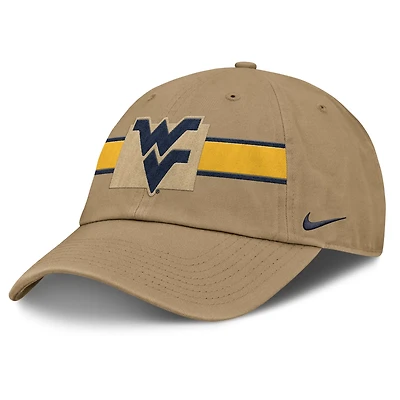 Nike West Virginia University Primary Logo Stripe Academic Club Cap