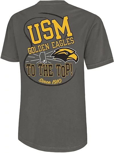 Comfort Colors Men's University of Southern Mississippi Mascot Loop Short Sleeve T-Shirt