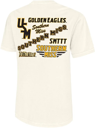 Comfort Colors Men's University of Southern Mississippi Diagonal Short Sleeve T-Shirt
