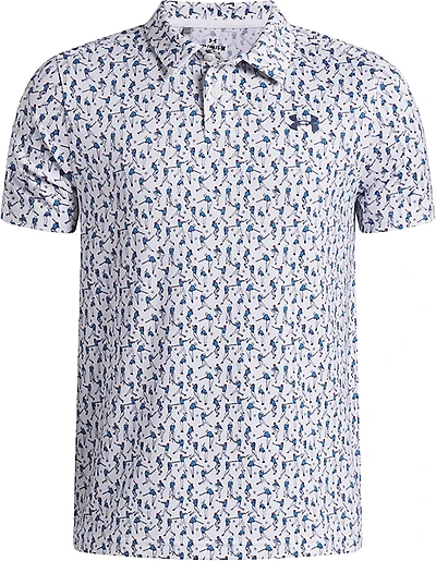 Under Armour Boys' Matchplay Printed Polo Shirt