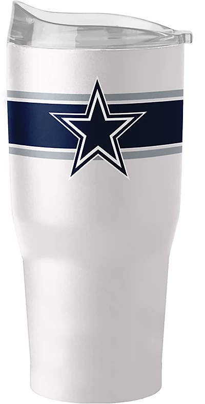 Logo Brands Dallas Cowboys Stripe 30 oz Powder Coat Tumbler