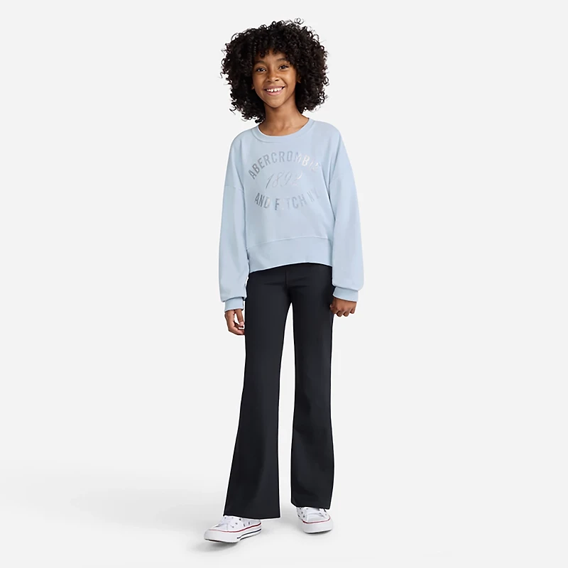 Abercrombie & Fitch Girls' Rose Bouquet Crewneck Sweatshirt