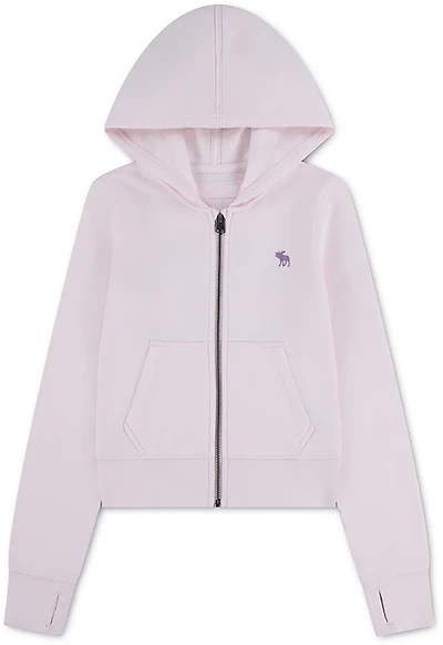 Abercrombie & Fitch Girls' Graphic Full Zip Printed Hoodie
