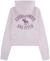 Abercrombie & Fitch Girls' Graphic Full Zip Printed Hoodie