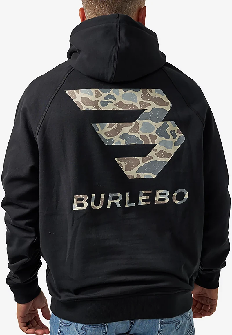 BURLEBO Men's Fleece Pullover Hoodie