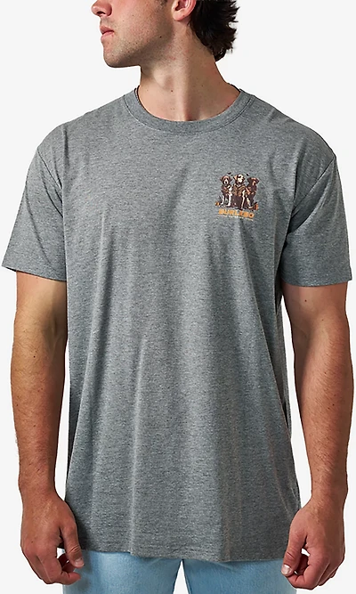 BURLEBO Men's Camo Duck Dogs T-shirt