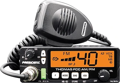 Petra President Thomas FCC 40-Channel CB Radio