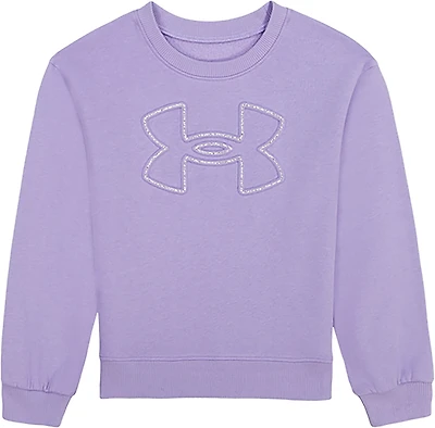 Under Armour Girls' Rival Emboss Crewneck Sweatshirt