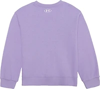 Under Armour Girls' 4-6X Rival Emboss Crewneck Sweatshirt