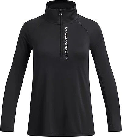Under Armour Girls' Tech Branded 1/2-Zip Top