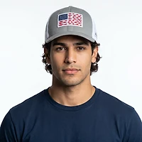 Columbia Sportswear Men's PFG Mesh Fish Flag Ball Cap
