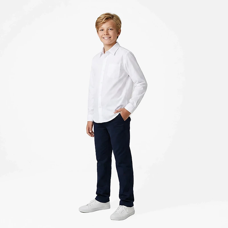 French Toast Boys' Long Sleeve Dress Shirt