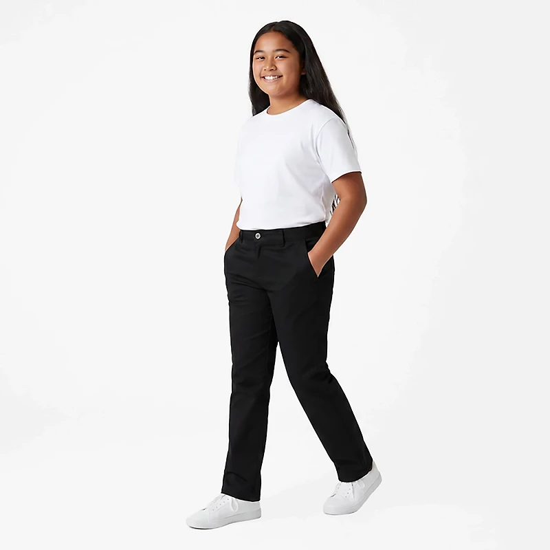 French Toast Girls' Straight Leg Twill Pant