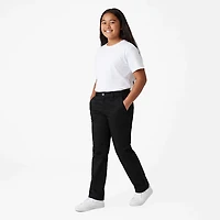 French Toast Girls' Straight Leg Twill Pant