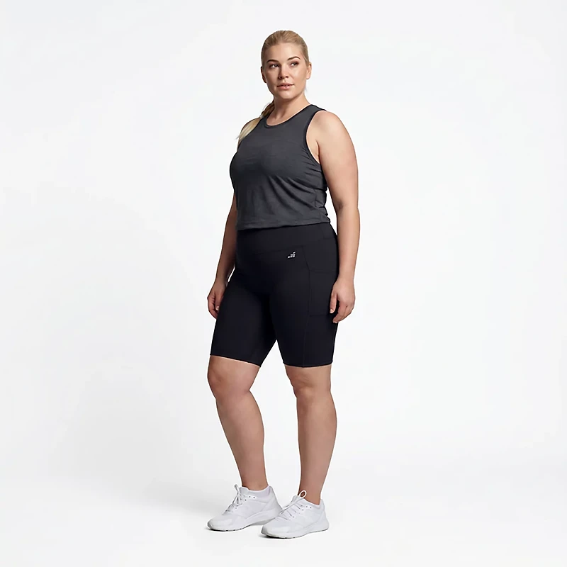 BCG Women's Tummy Control Plus Bike Shorts