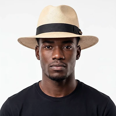 Scala Pronto Men's Hand Woven Panama Safari Hat