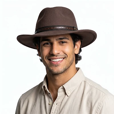 Scala Men's San Antonio Outback Wool Hat