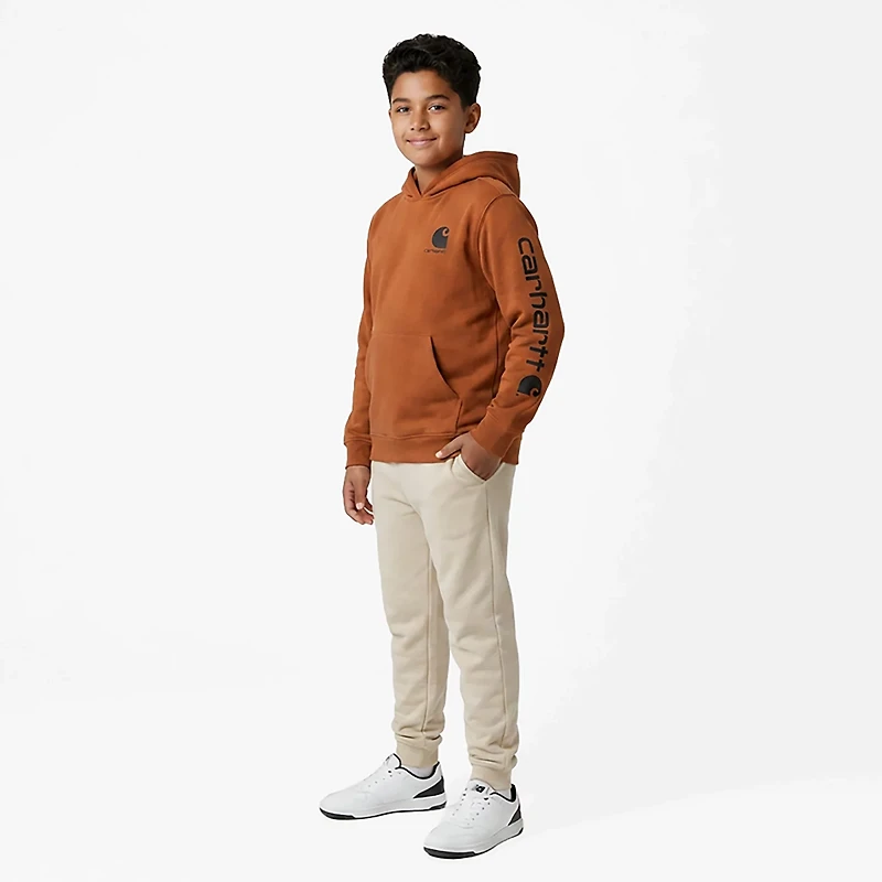 Carhartt Boys' Logo Pullover Hoodie