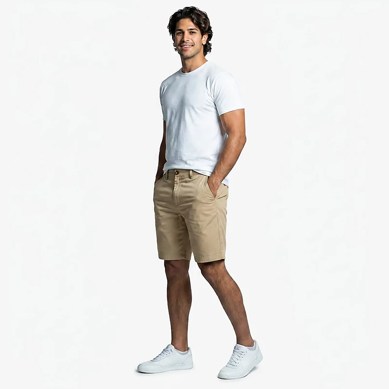 French Toast Men's Flat Front Shorts 11