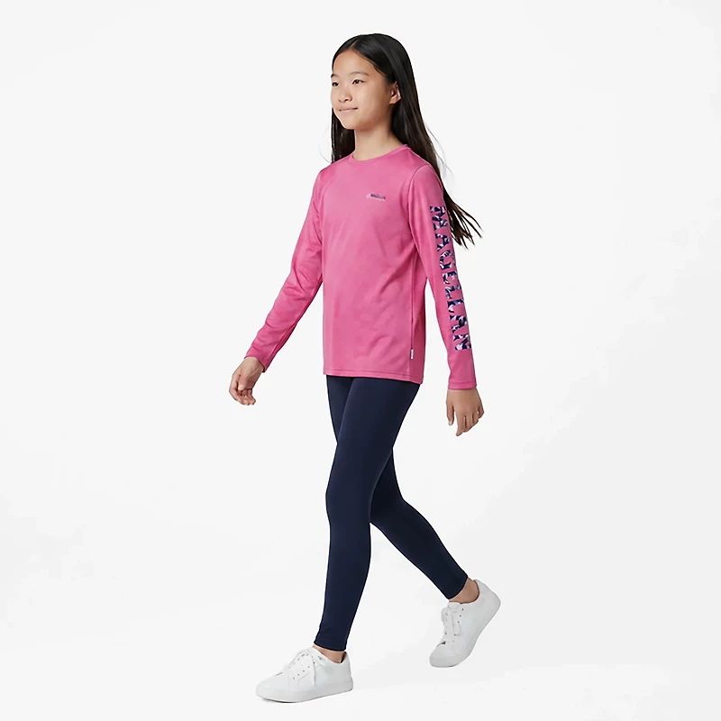 Magellan Outdoors Girls' Caddo Lake Logo Long Sleeve T-shirt