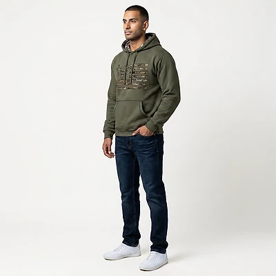 Buck Wear Men's Hidden Skull Hoodie