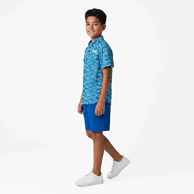Magellan Outdoors Boys' (4-7) Laguna Madre Print Shirt and Short Set