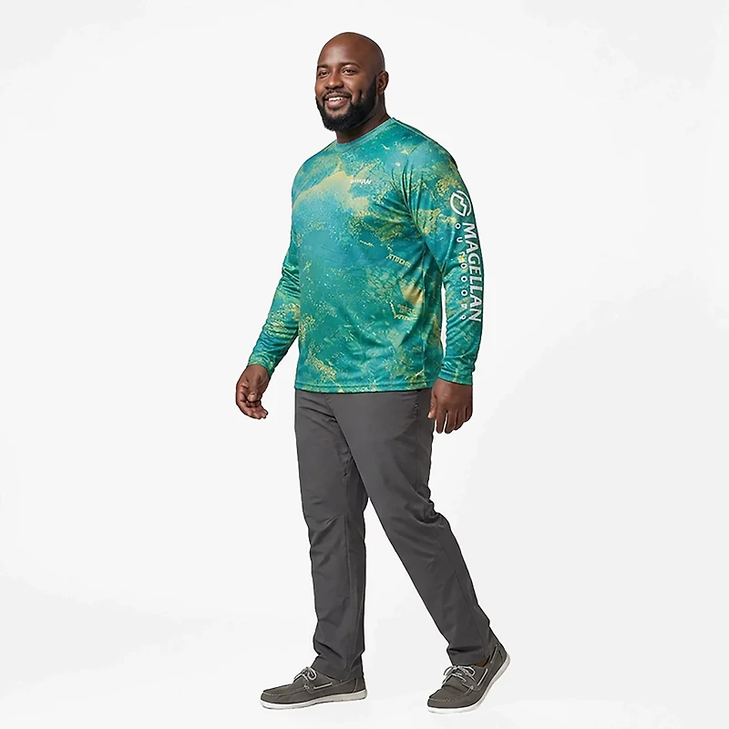 Magellan Outdoors Men's Realtree Xtreme Reversible Crew Long-Sleeve T-shirt