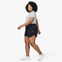 BCG Women's Plus Run Mesh Pieced Shorts 3