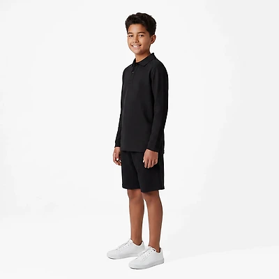 Nautica Boys' 8-20 Double Pique Long Sleeve Polo Shirt