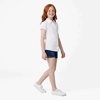 Nautica Girls' 4-7 Y-neck Blouse