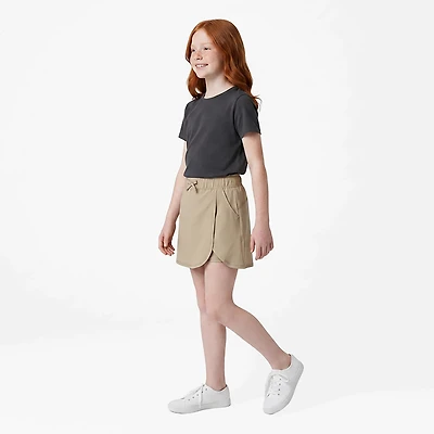 Nautica Girls' Plus Performance Wrap Scooter Skort