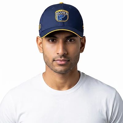 Fanatics St Louis Blues 2024 NHL Draft On Stage Trucker Adjustable Hat