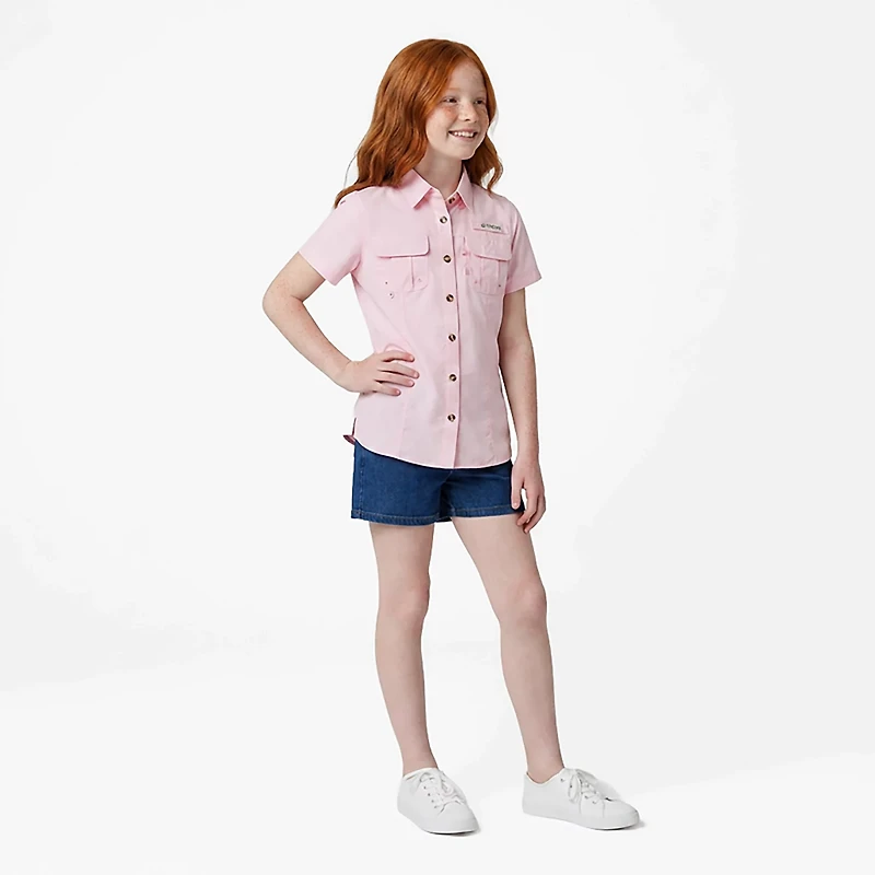 Magellan Girls' Laguna Madre Short Sleeve Fishing Shirt