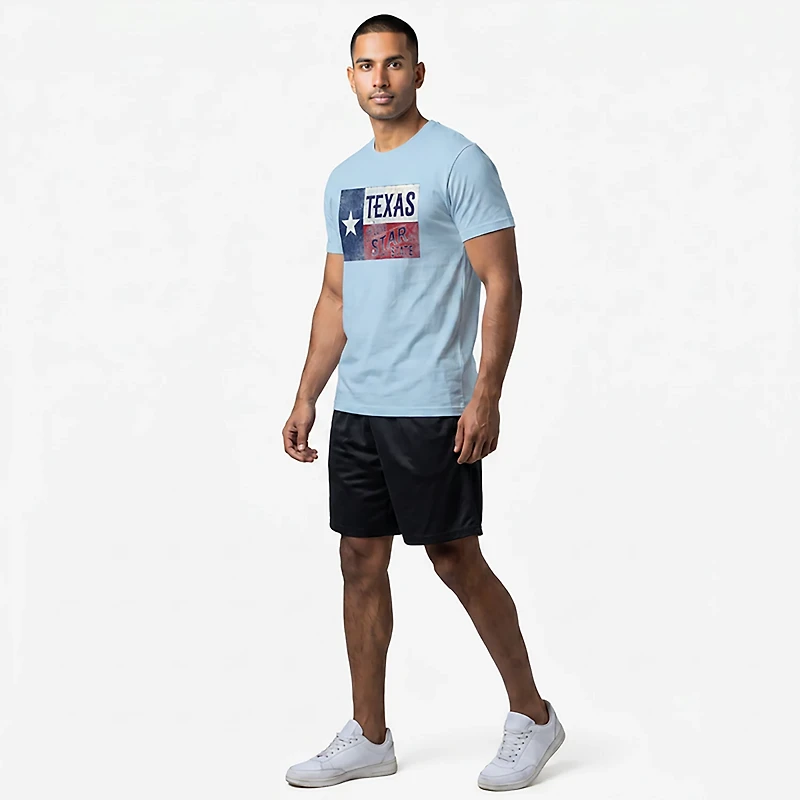 State Life Men's Texas Proud Flag Short Sleeve T-shirt