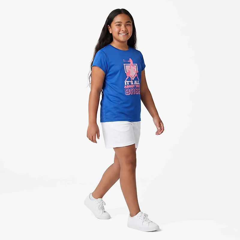 BCG Girls' Turbo GFX Base Short Sleeve Graphic T-shirt