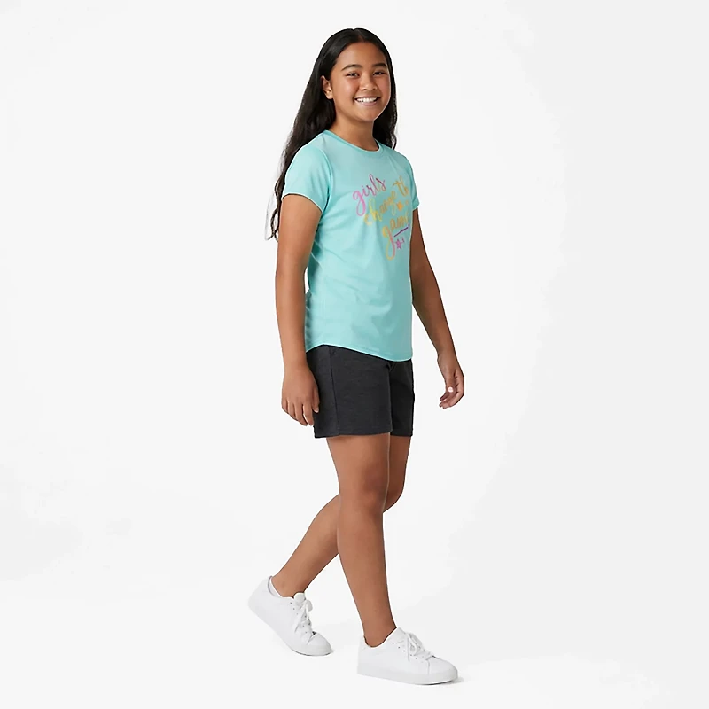 BCG Girls' Training Turbo Change Graphic Short Sleeve T-shirt