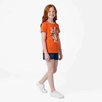 BCG Girls' Lifestyle Cotton Spray Butterfly T-shirt