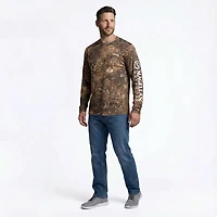 Magellan Outdoors Men's Mossy Oak Coastal Long Sleeve Crew T-shirt