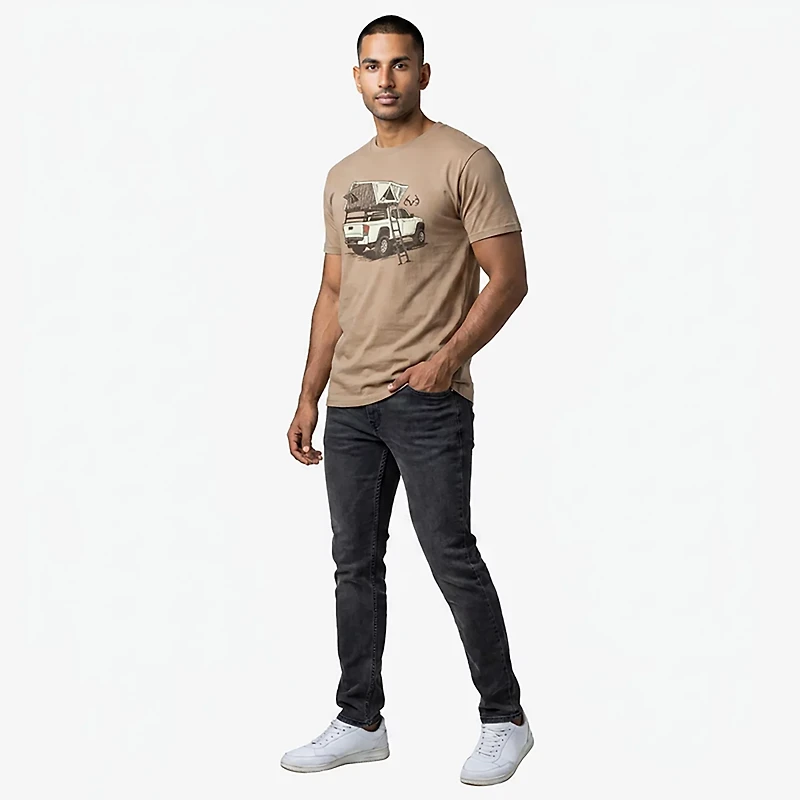 Realtree Men's Truck Camper Short Sleeve T-shirt