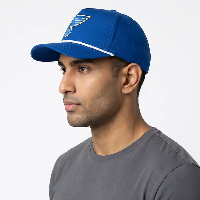 Fanatics Men's Blues Rink A-Frame Structured Adjustable Cap