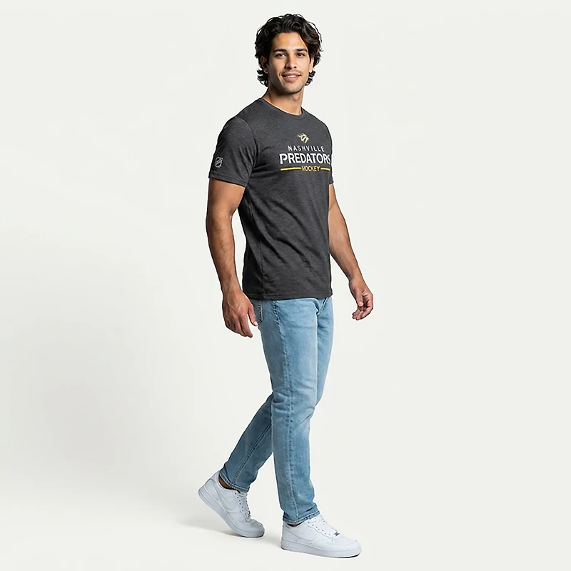Fanatics Men's Predators Authentic Pro Primary T-shirt